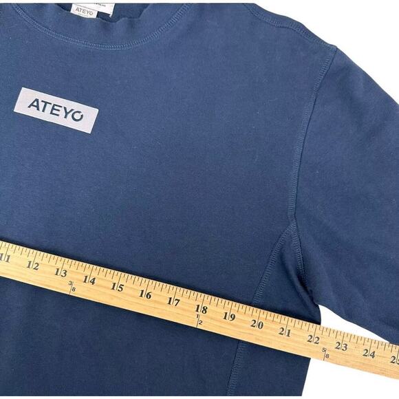Ateyo Duo Gaming Pullover Sweater - Unisex Crewneck Sweatshirt - Navy Blue - M‎ - Picture 9 of 11